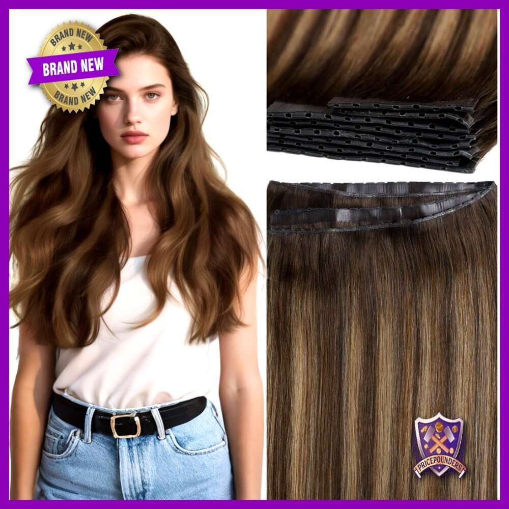 Butterfly Weft Tape In Hair Extensions Remy Human Hair Glueless Seamless Micro
